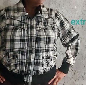 Plaid  bomber jacket